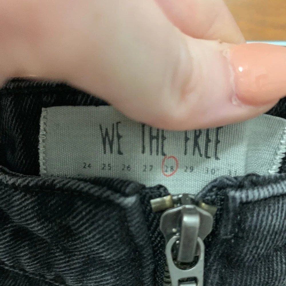 We The Free Zip Up Denim Skirt - Picture 6 of 7